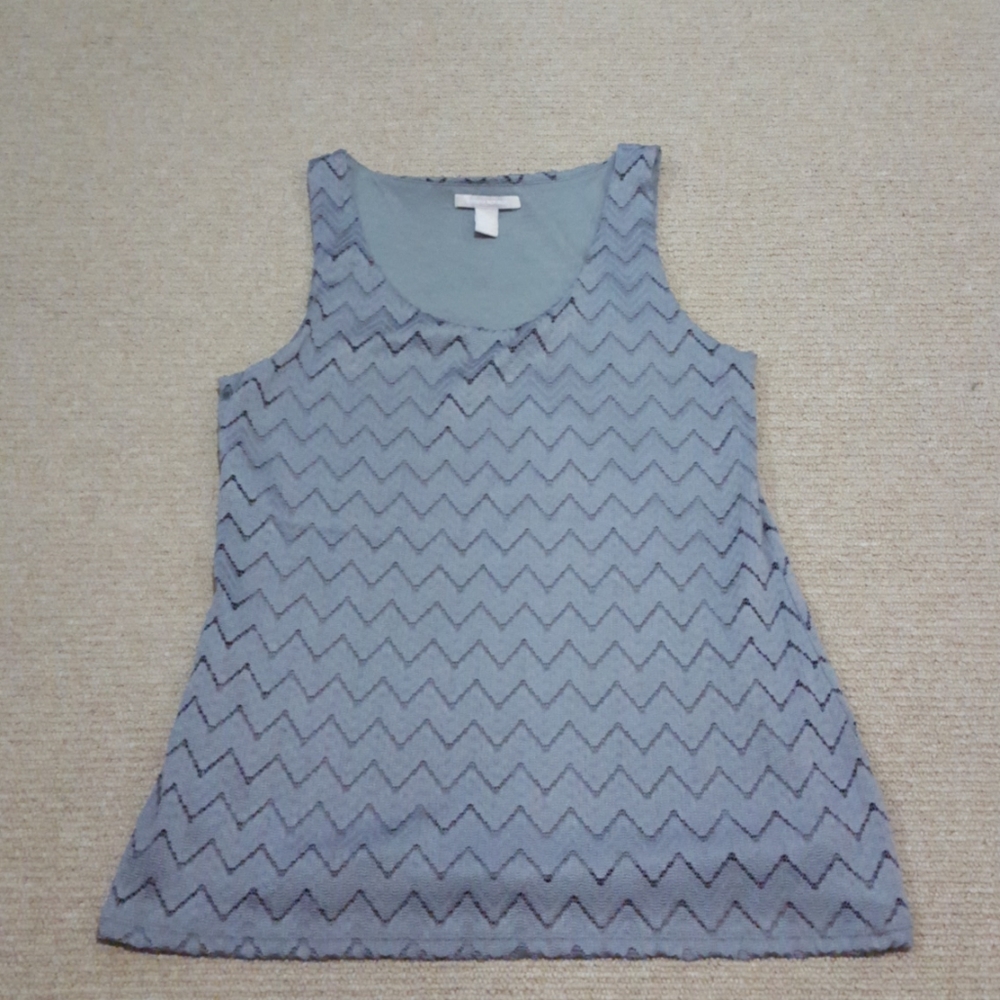 NWOT Banana Republic Moss Green Zig Zag Ta…